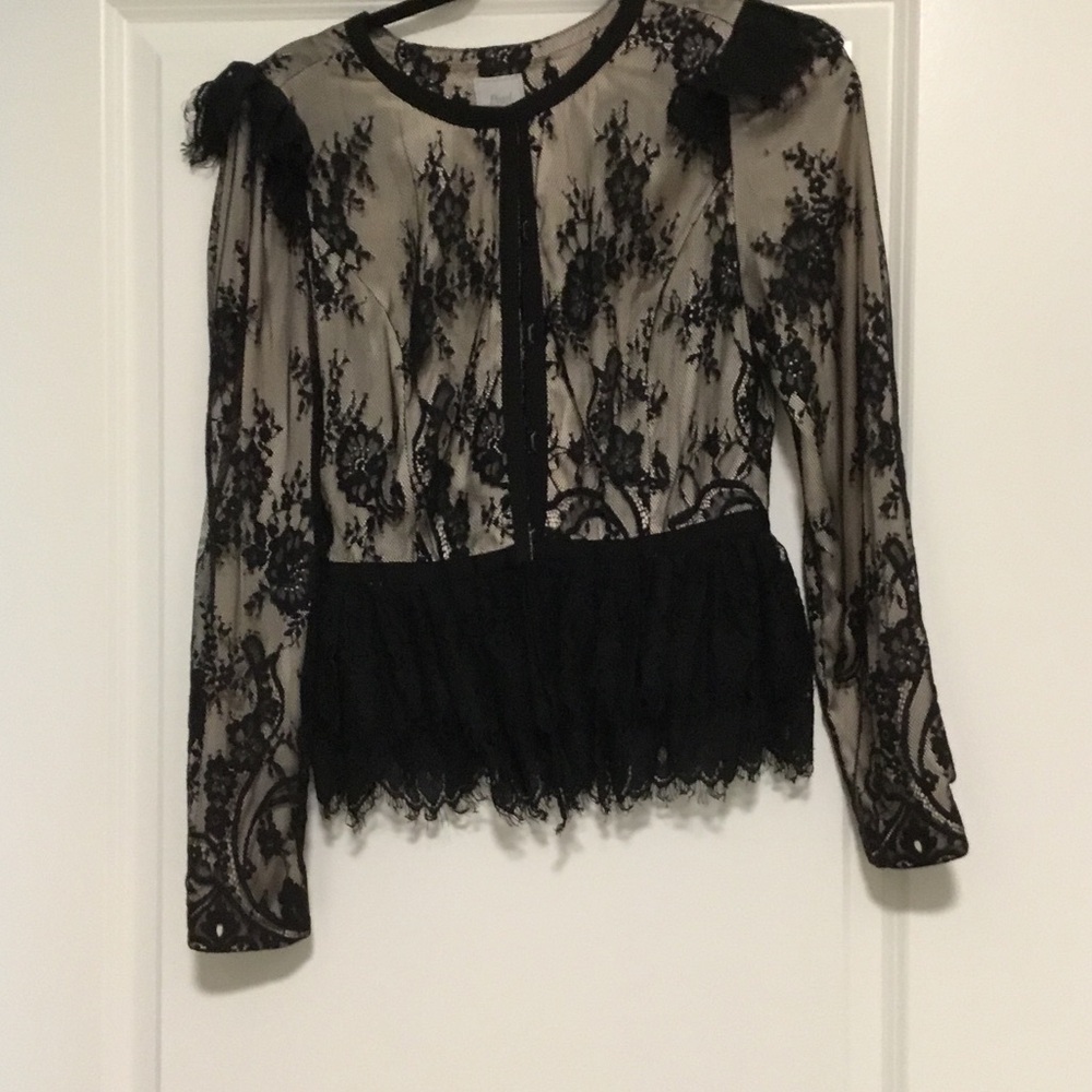 Beautiful lace Pearl Georgina Chapman jacket so 6